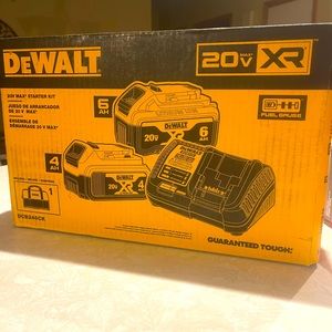 Dewalt 20V Max 6ah & 4ah batteries w/ charger